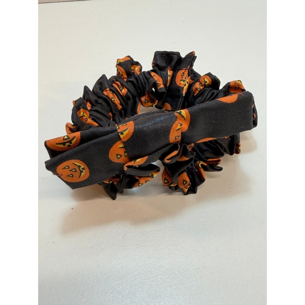 Longaberger Basket Small Garter Pumpkin‎ Halloween Black Orange 23230Fabric